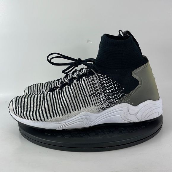 Nike Zoom Mercurial XI Flyknit FC Black/White 852616-002 Men’s Size 10 - Picture 8 of 12